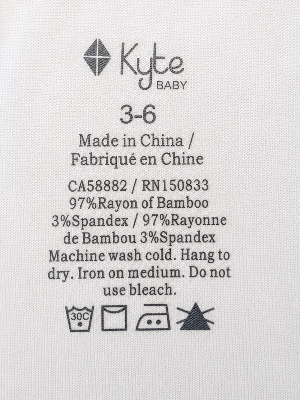 Kyte Baby Cloud Constellation Twirl Bodysuit Dress 3–6M Bamboo Gold Shimmer